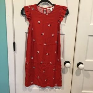 NWOT Popsugar Red Dress with Flowers